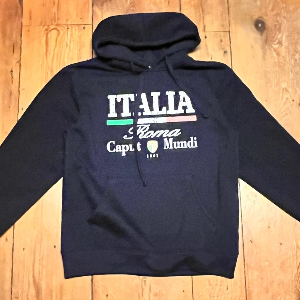 Chip Italia Roma Navy Pullover Hoodie